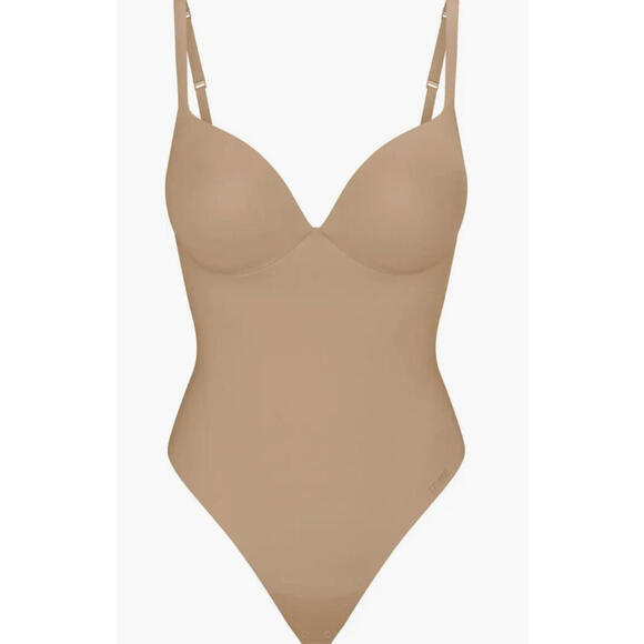 Skims Ultimate Push Up Thong Bodysuit Color Clay Size XS - Picture 2 of 6